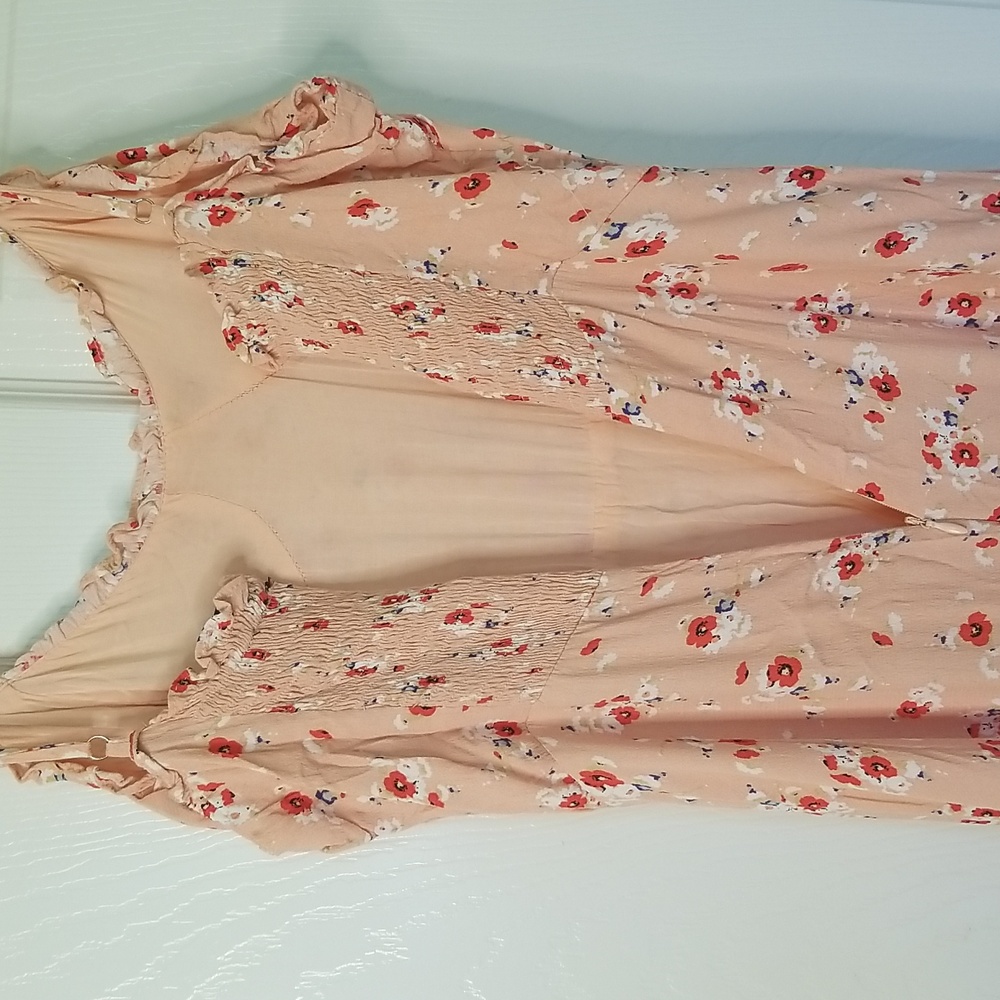 Vici Womens Ruffle Spaghetti Strap Sleeveless Floral Maxi Dress Size Med… - Picture 10 of 16